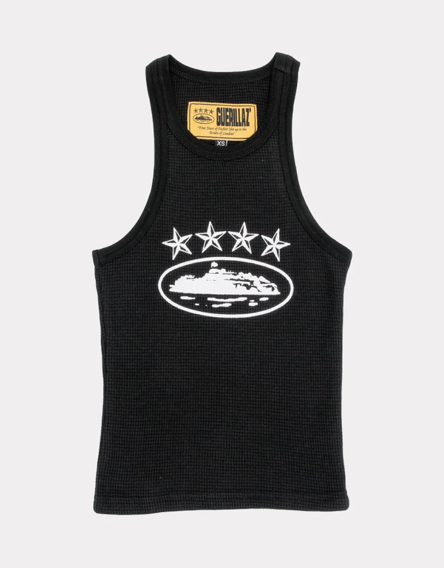 Cortiez 4Starz Alcatraz Womens Black Tank Top Cortiez 4Starz Alcatraz Womens Black Tank Top