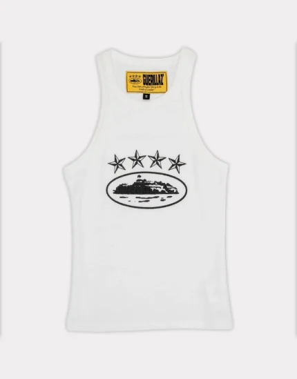 Cortiez 4Starz Alcatraz Womens White Tank Top