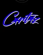 Black Cortiez Allstarz T-shirt Blue Logo