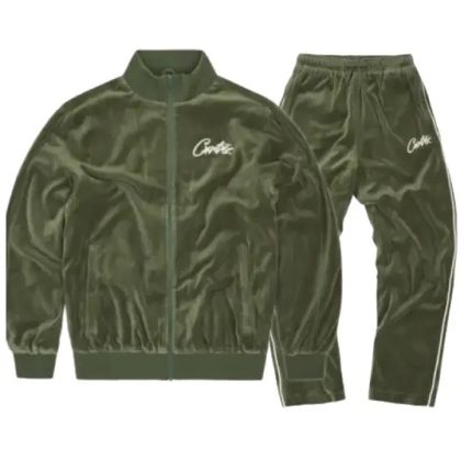 Cortiez Green Velvet Tracksuit