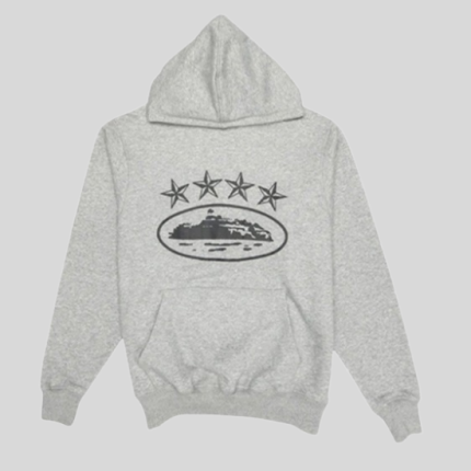Grey Cortiez 4Starz Alcatraz Hoodie