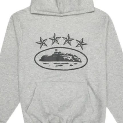 Grey Cortiez 4Starz Alcatraz Hoodie