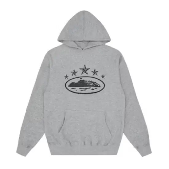 Grey Cortiez 5 Starz Alcatraz Hoodie Grey Cortiez 5 Starz Alcatraz Hoodie