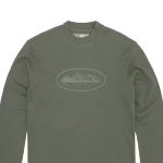 Cortiez Alcatraz Tonal Khaki Waffle Sweatshirt