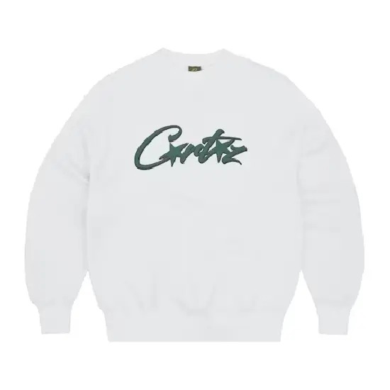 White Cortiez Allstarz Sweatshirt Green Logo White Cortiez Allstarz Sweatshirt Green Logo