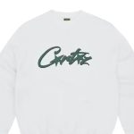 White Cortiez Allstarz Sweatshirt Green Logo