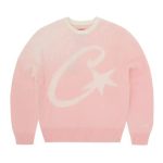 Pink Cortiez C Star Gradient Mohair Knit Sweatshirt
