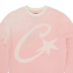 Pink Cortiez C Star Gradient Mohair Knit Sweatshirt