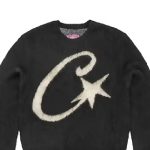 Cortiez Black C Star Mohair Knit Sweatshirt