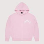Corteiz Colly Arch Zip Hoodie Pink