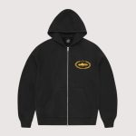 Supeiror Royale Zip Hoodie Black / Yellow