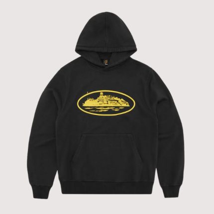 Alcatraz Hoodie V2 Black & Yellow
