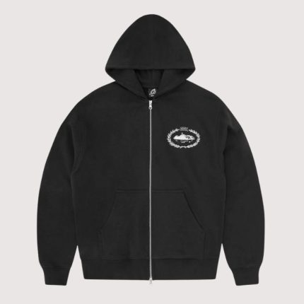 Corteiz Bbk Royale Zip Hoodie Black