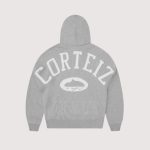 Corteiz Lundun Stitch Zip Hoodie Heather Grey