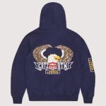 Corteiz Dipset Zip-Up Hoodie Navy