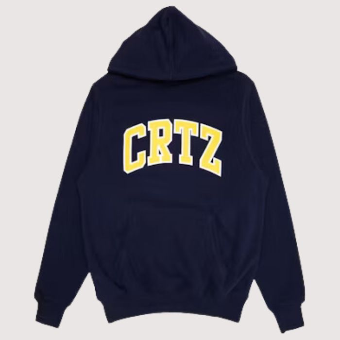 Corteiz Crtz Dropout Hoodie Navy Corteiz Crtz Dropout Hoodie Navy